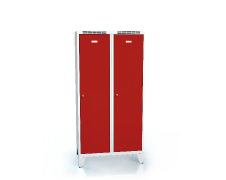 Cloakroom locker reduced height ALSIN with feet 1620 x 800 x 500